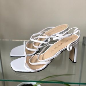 Enzo Angiolini White Heels - 6.5 W